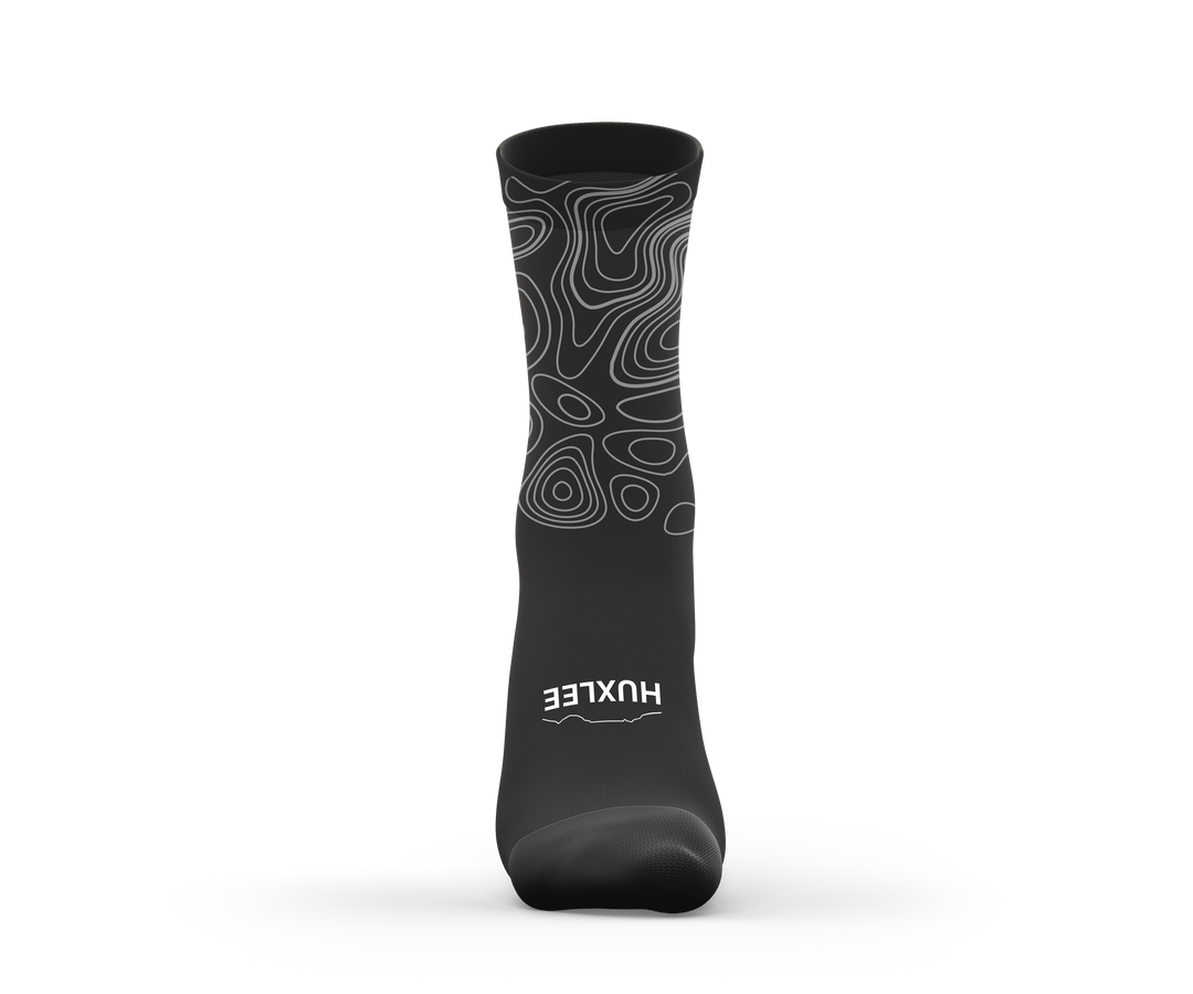 Carbon Black Contour Socks