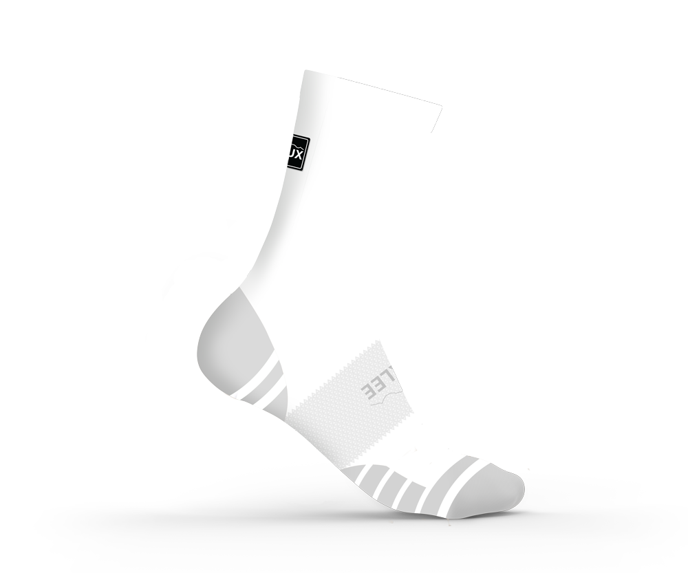 White Commuter Socks