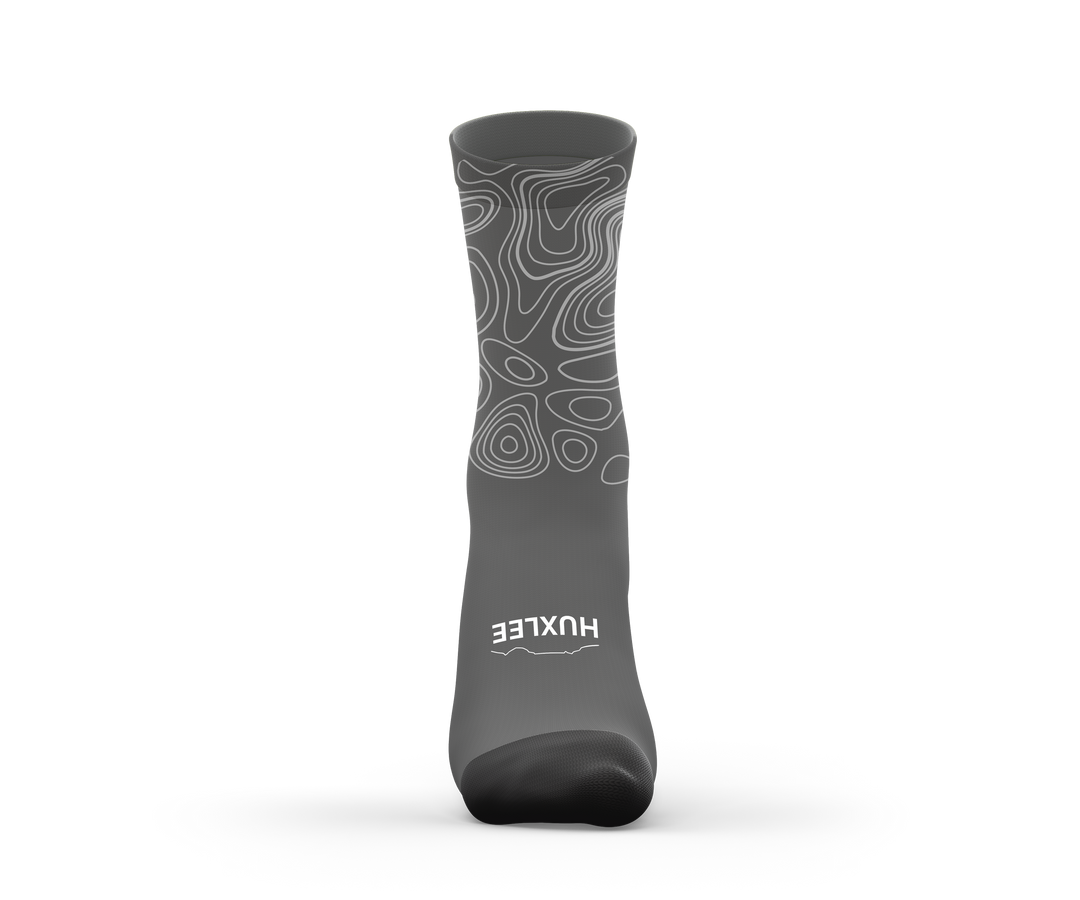 Storm Grey Contour Socks