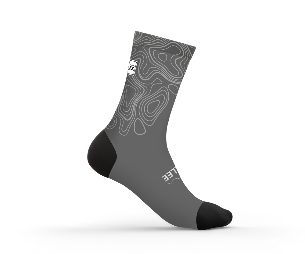 Storm Grey Contour Socks