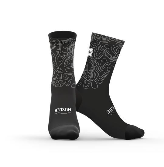 Carbon Black Contour Socks