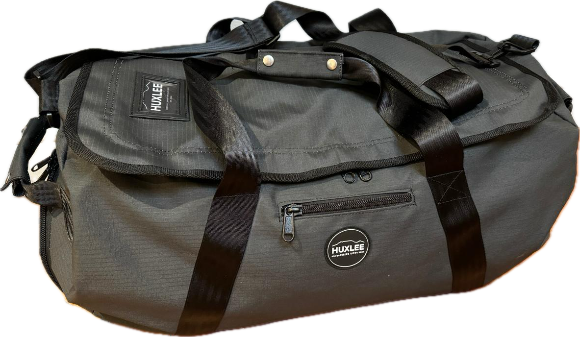 Huxlee Waterproof Duffel Bag - Gun Metal - 95L