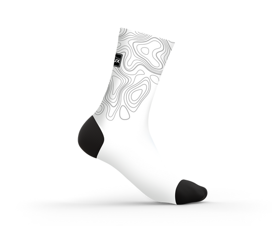 White Contour Socks