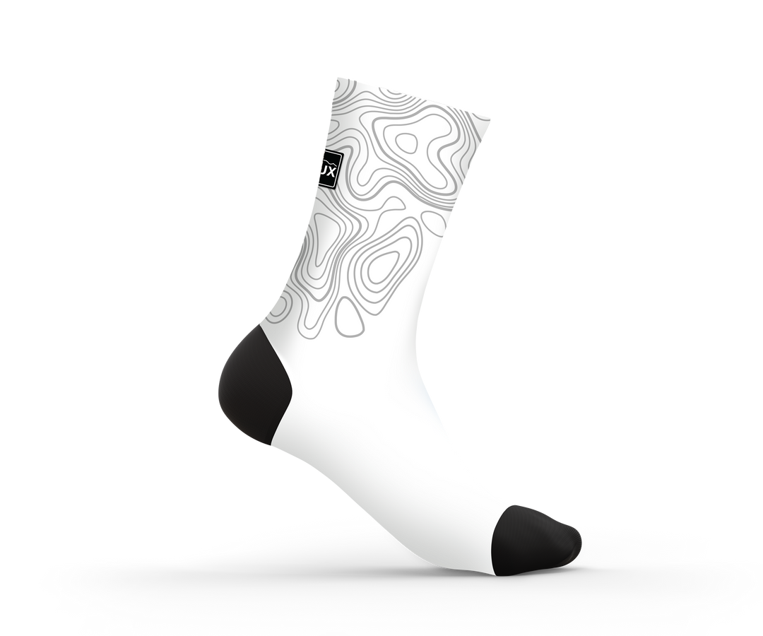 Ice White Contour Socks